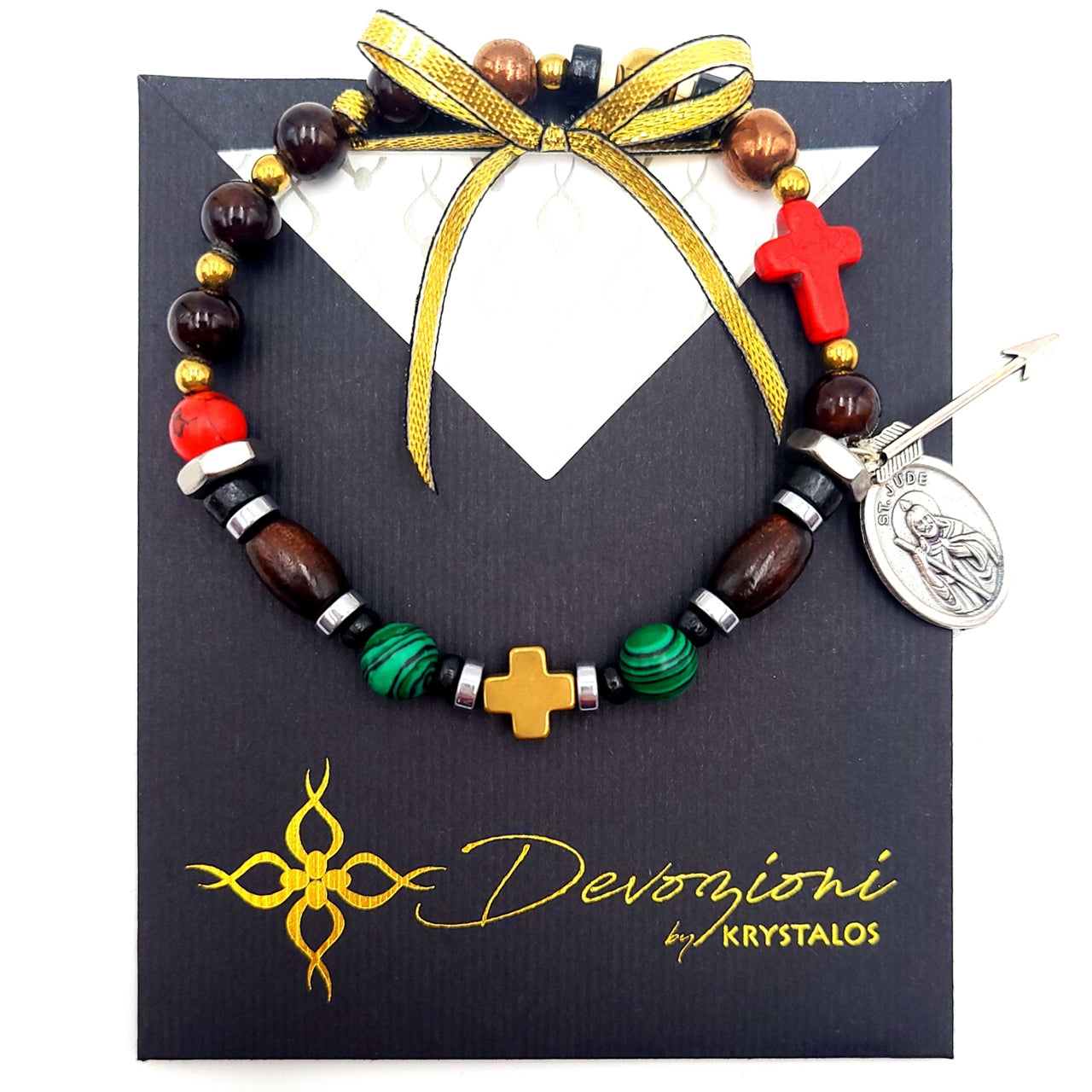 Devozioni Rosary Bracelet - St. Jude Thaddeus (for Men)