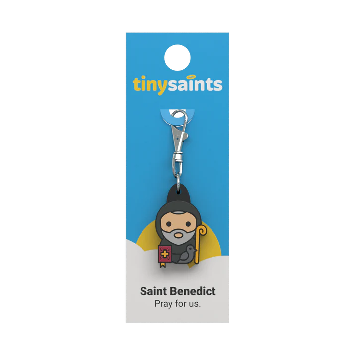 Tiny Saints Charms - St. Benedict
