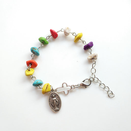 One-Decade Rosary - Rainbow Rocks