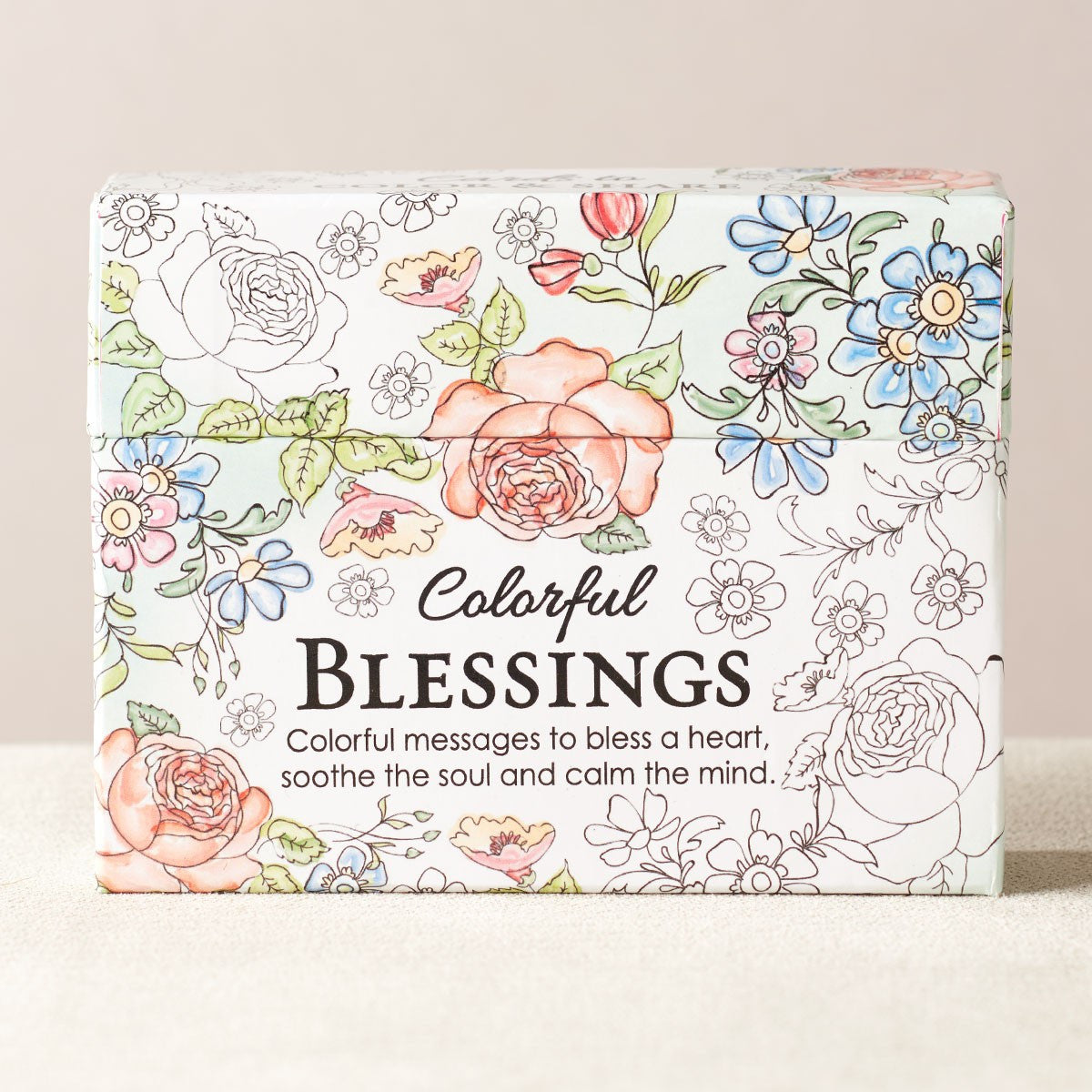 Cards -  Colorful Blessings Coloring Cards