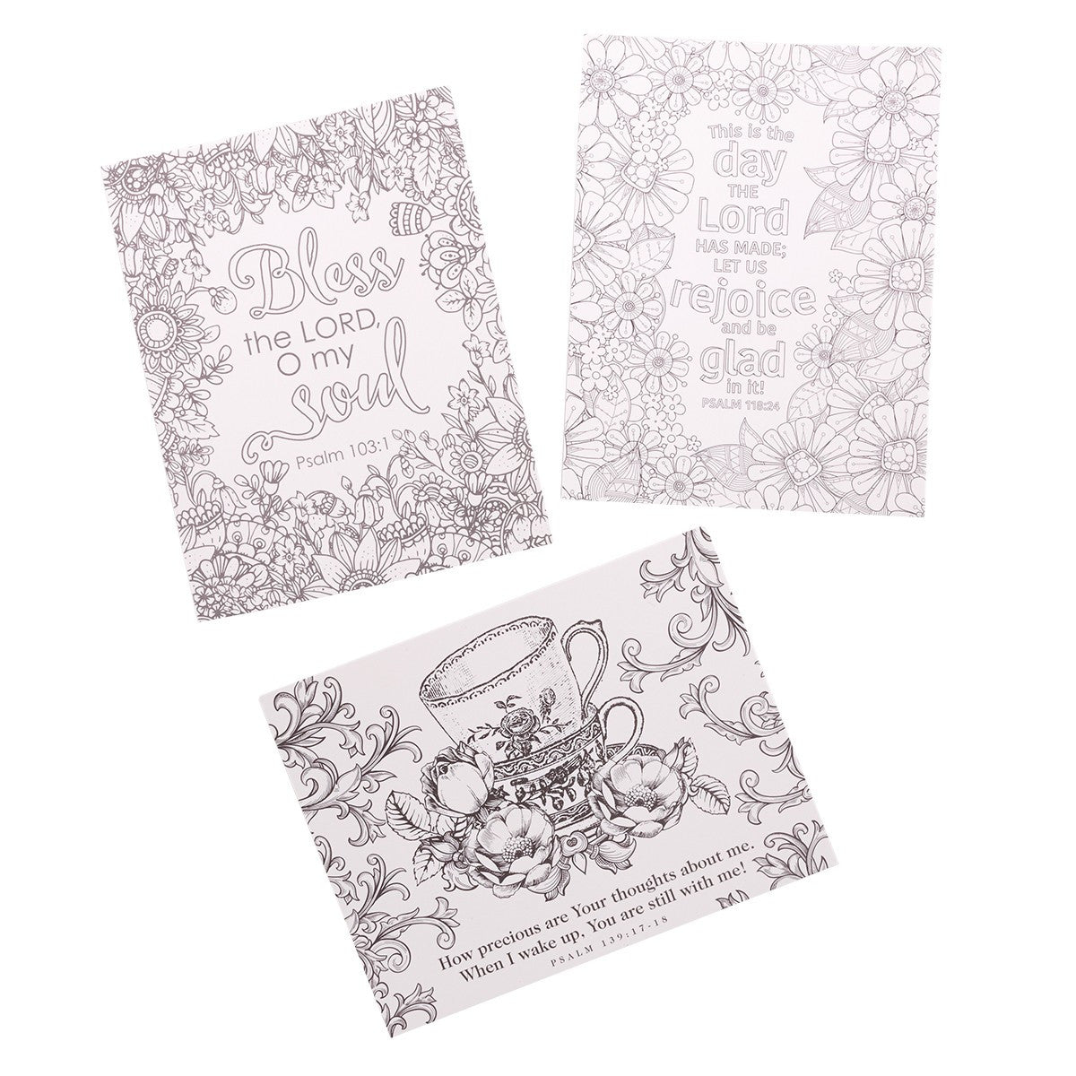 Cards - Psalms in Color Coloring Cards