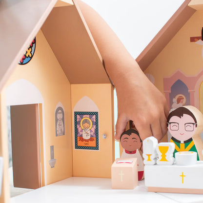 Toys - Wooden Catholic Church Playset
