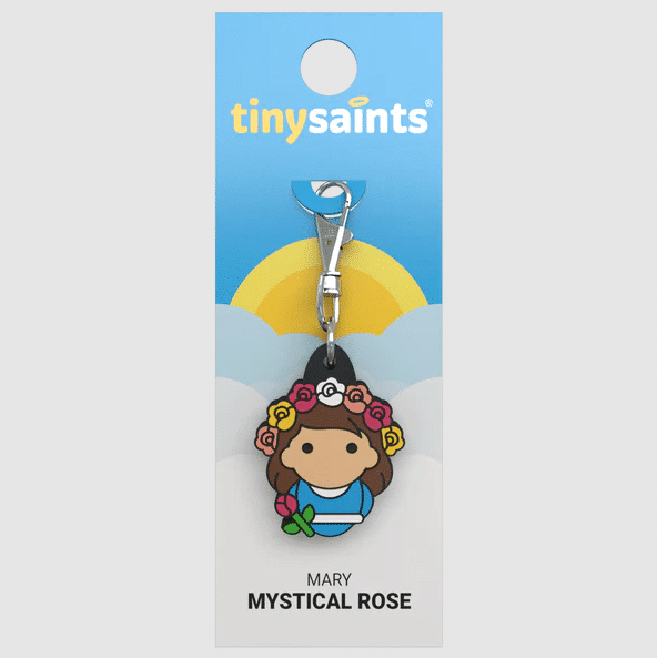 Tiny Saints Charms - Mary, Mystical Rose