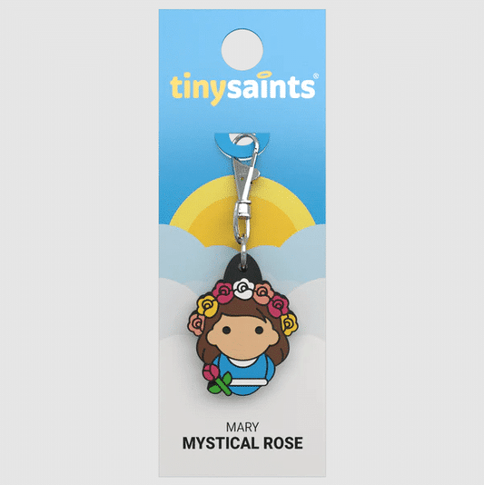 Tiny Saints Charms - Mary, Mystical Rose