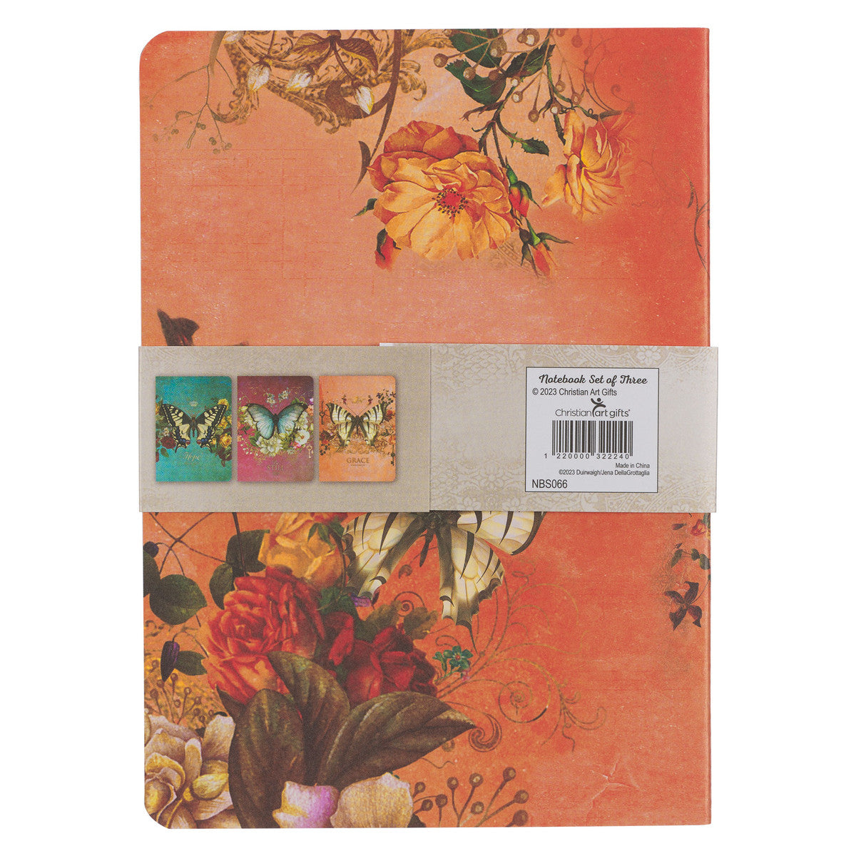 Notebook - Secret Garden Butterfly Notebook Set