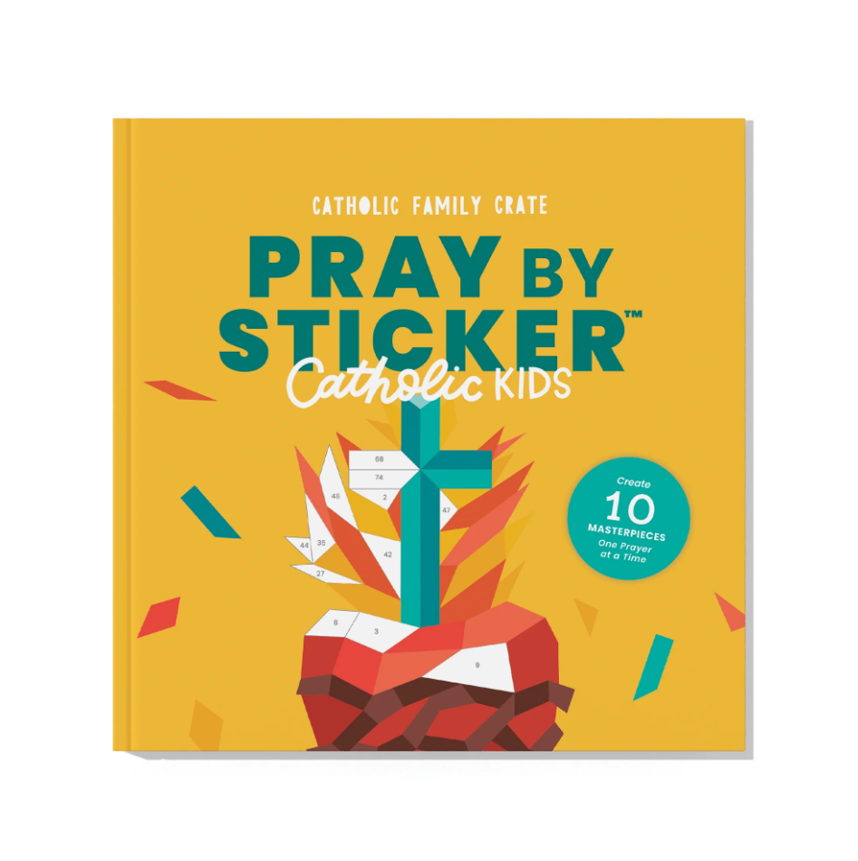 Activity Book - Pray by Sticker: Catholic Kids