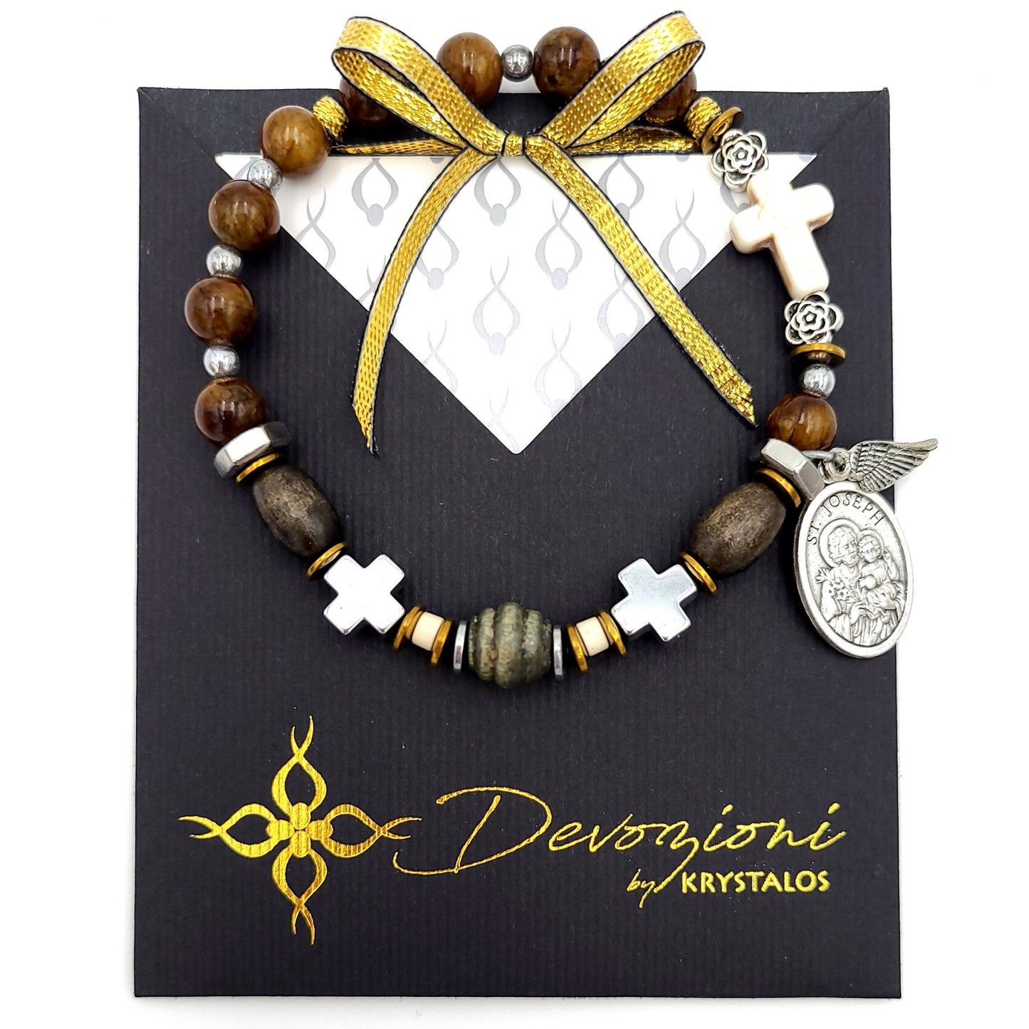 Devozioni Rosary Bracelet - St. Joseph (for Men)