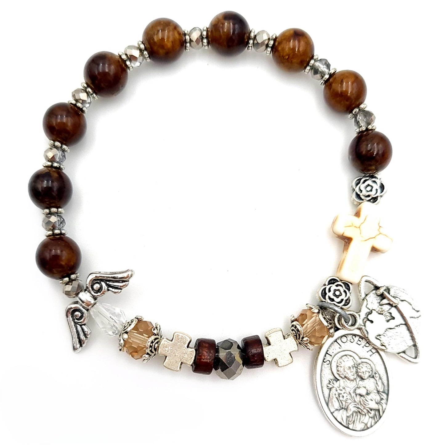 Devozioni Rosary Bracelet - St. Joseph (for Women)