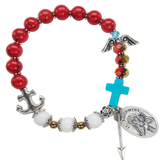 Devozioni Rosary Bracelet - St. Philomena