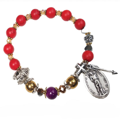 Devozioni Rosary Bracelet - St. Sebastian