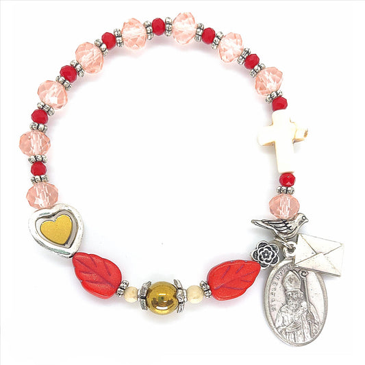 Devozioni Rosary Bracelet - St. Valentine