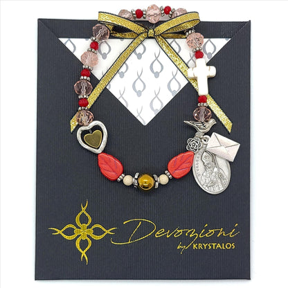 Devozioni Rosary Bracelet - St. Valentine